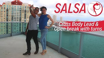 StepFlix 🔴 LIVE Salsa | Footwork & Patterns | Class 5: Cross Body Lead & Open break with turns