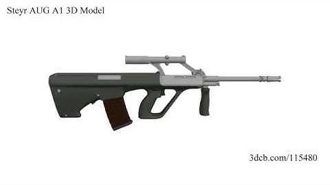 Steyr AUG A1 3D Model