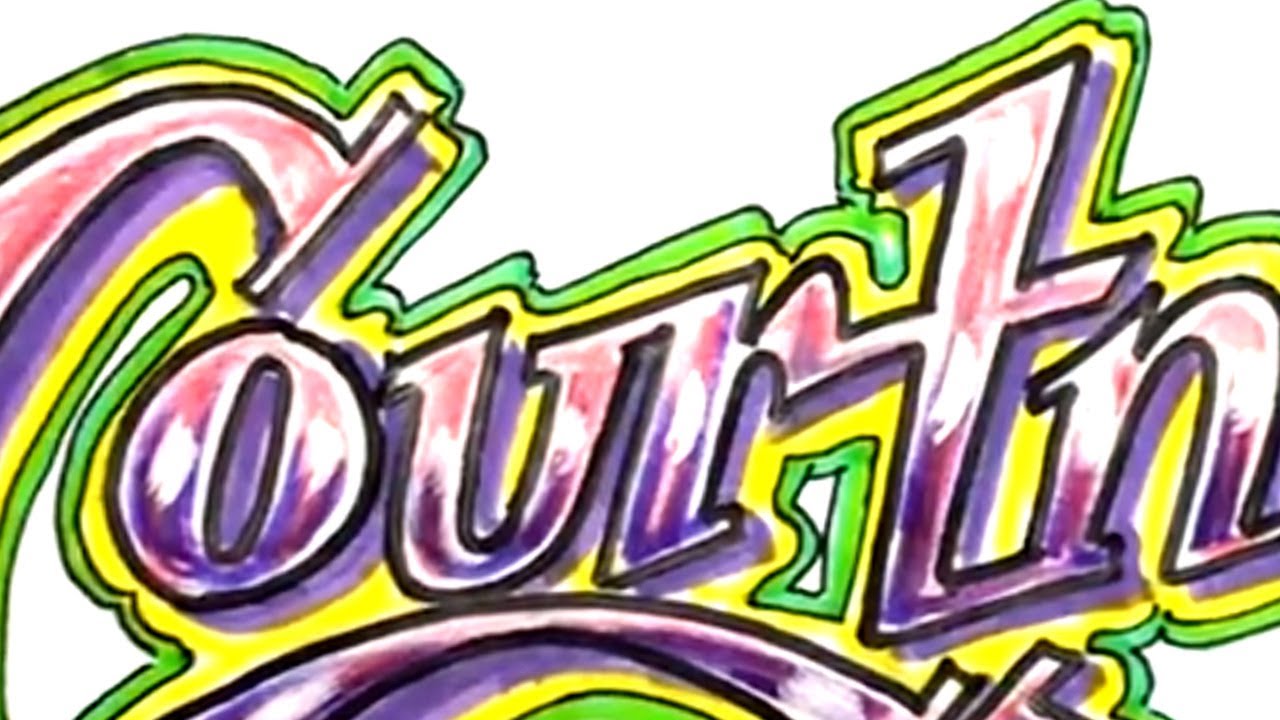 How to Draw Graffiti Letters - Write Courtney in Cool Letters