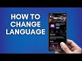 How to change language on hbo max 2024