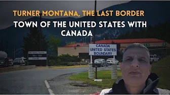 Turner Montana, The Border Town of the United States of America with Canadian Province Saskatchewan