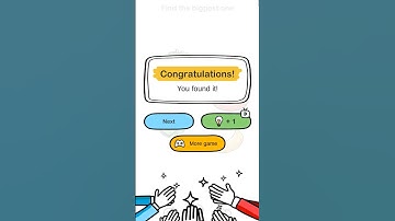 Find The Biggest One | Brain Out Level 1