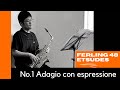 クラシックサックス【フェルリングエチュード】No.1 Adagio con espressione