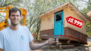 I saved this Old Shed from Falling Down the Hill - Turning a Shaky Shack Into a Future Home Office!