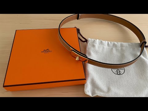 Hermes Kelly Belt Review - Color is gold on gold - YouTube display picture 3
