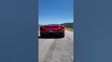Ferrari F8 Tributo Acceleration Sound Ferrari Supercars V8 