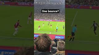 Wan Bisaka and Guehi playing one bounce | west Ham vs Manchester City