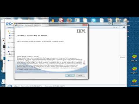 Install IBM db2 express database server C (v10.5) in Windows 7