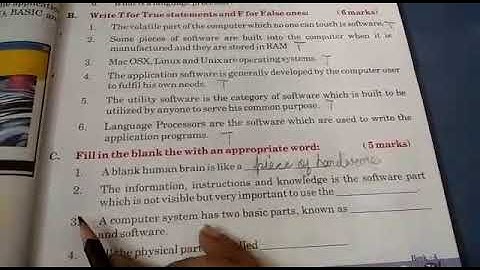 Class -4th,sub.-Computer,Chapter.-2 Hardware and Software, part -4, Date :9/9/21