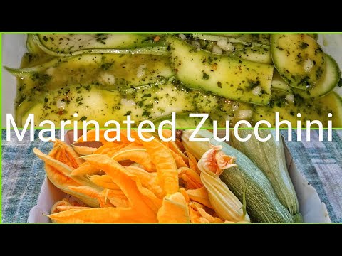 Video: Kauslim Marinated Zucchini