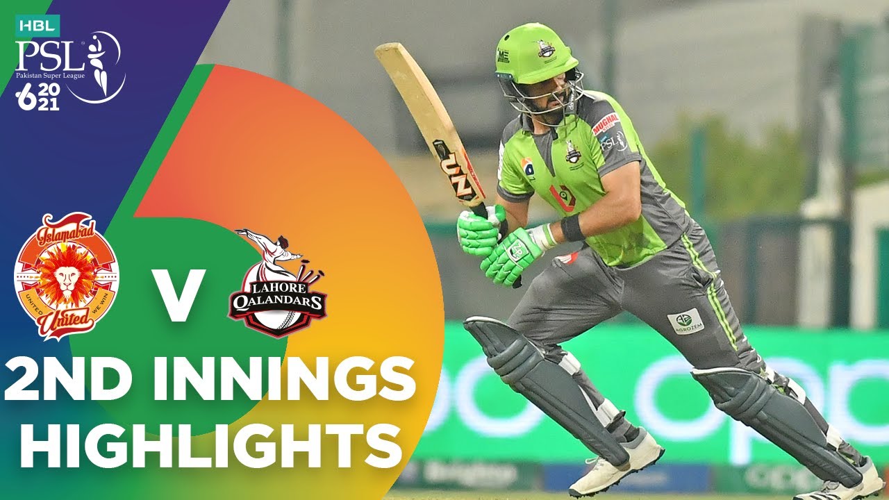 2nd Innings Highlights | Lahore Qalandars vs Islamabad United | Match 15 | HBL PSL 6 | MG2T