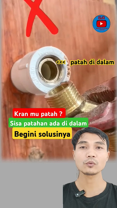 Cara melepas kran air yang patah di dalam #reaction #lifehacks #idekreatif #shorts