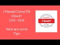 Comptia cloud cv0  003 exam tips and tricks  how to pass comptia cloud exam  comptia