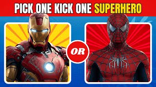 PICK ONE KICK ONE MARVEL AND DC SUPERHEROES EDITION 🔥