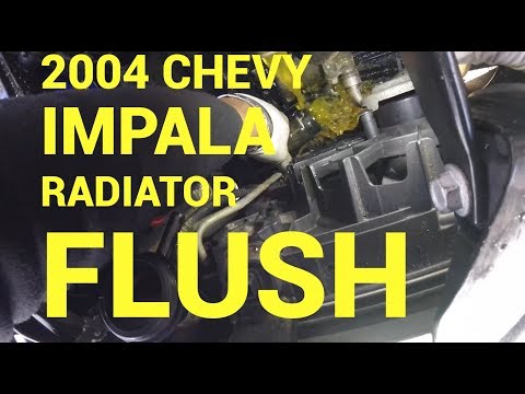 ვიდეო: როგორ გავრეცხოთ რადიატორი 2000 Chevy Impala– ზე?