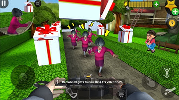 Scary Teacher 3D | MOD MENU | troll mini Miss T  (android, ios) part 1509