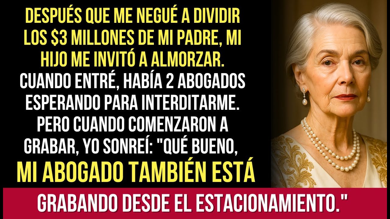 Después Que Me Negué a Dar Mi Herencia a Mi Hijo, Él Organizó Un Almuerzo Familiar. Cuando llegué...