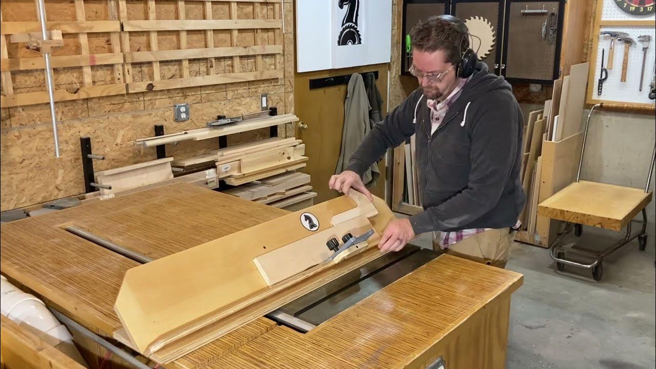 45 degree ripping jig for table saw youtube