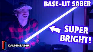 *BEST* BASE-LIT Lightsaber?! Luke Saber Force Lightsaber Review - DAMIEN SABER
