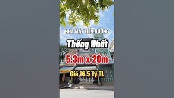 Nhà mặt tiền đường Thống Nhất quận Tân Phú giá tốt chỉ 16.5 tỷ còn bớt #batdongsan #bđs #nhadep #bds