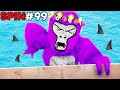 Gorilla Tag But EVERY Tag I Spin The CHALLENGE WHEEL