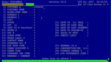 The Basics Alpha Scan