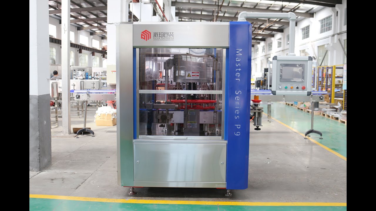 Rotary hot glue opp labeling machine