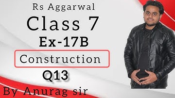 Construct a right triangle having hypotenuse of length 5.6 cm one whose acute angles measure 30.