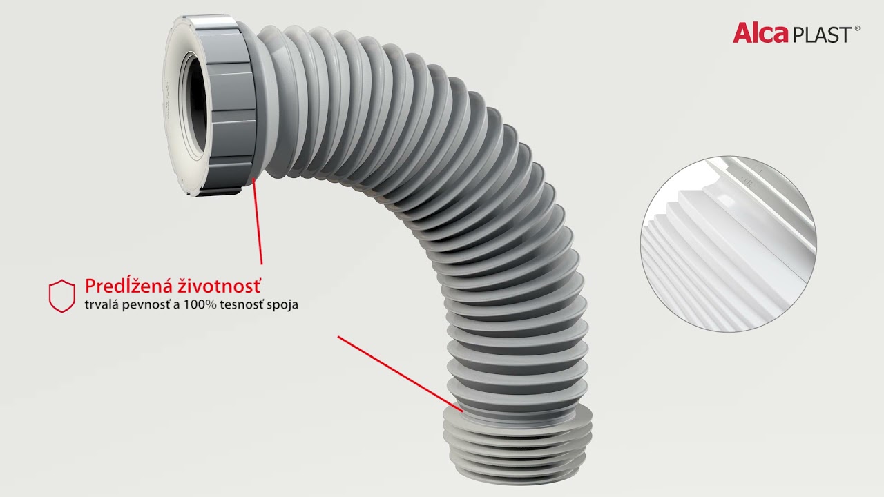 Alcadrain - Flexi napojenie k WC PREMIUM A97SN