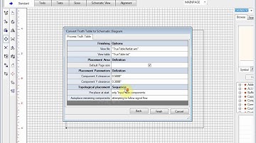 Truth table to Schematic converter in EDWinNET