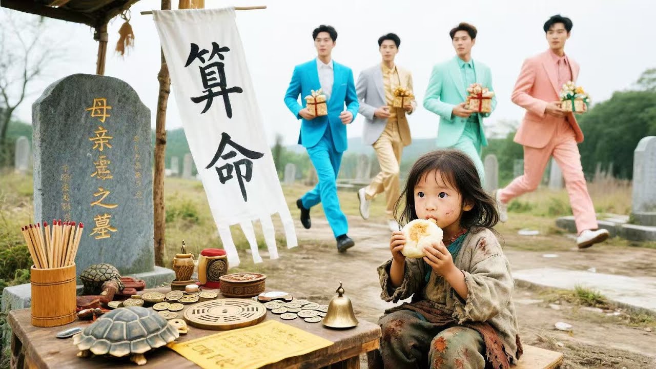 【全集】叔嬸狠趕3歲半小神算街頭擺攤！她壹語道破路過的總裁有血光災，結果意外和4個豪門舅舅認親！#短劇 #萌娃