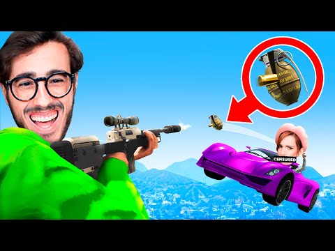 FAI CANESTRO CON LE GRANATE PER VINCERE! - Gta 5