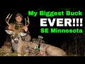 My Biggest Buck Ever! Bow Hunting in SE Minnesota.