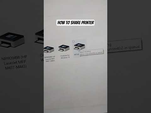 How to share a printer | USB printer sharing over network #HowToSharePrinter