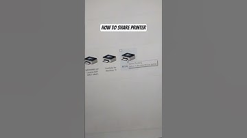 How to share a printer | USB printer sharing over network #HowToSharePrinter