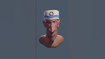 Sculpting a sailor. Love it! #blender #blendertutorial #render #animation #sailing #happy #nice