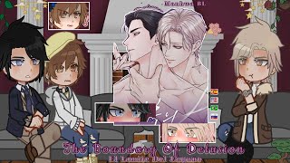 ◇ The Boundary Of Delusion | Límite del Engaño React to.  {🇪🇦🇧🇷🇷🇺🇺🇲} | Manhwa BL. ✒️ | Ships ⚠️ | P1