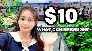 You won’t believe how much you can buy with $10 in a Chinese supermarket! 😱