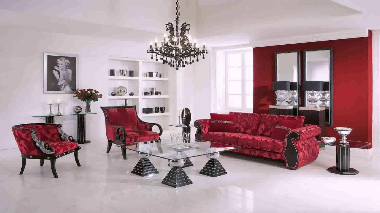 Living Room Inspiration Red Sofa - YouTube