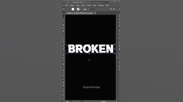 How To Create Broken Glass Effect In Illustrator #shorts
