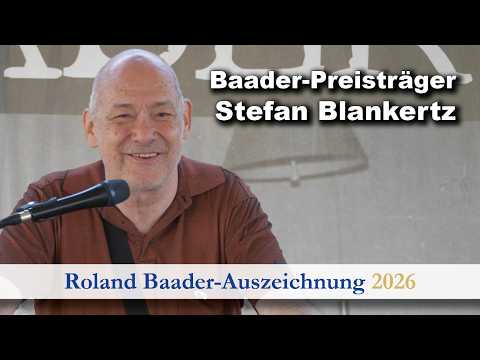 Roland Baader Award Winner 2026: Stefan Blankertz