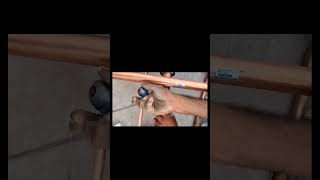 vrf system copper piping installation and cutting#vrfacts #copper #piping #hvac #life