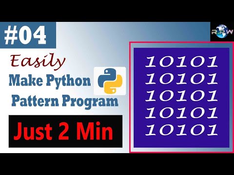 Python pattern  program part 4