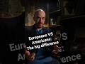 The difference between Americans and Europeans #usa #america #europe #uk #france #facts #trivia