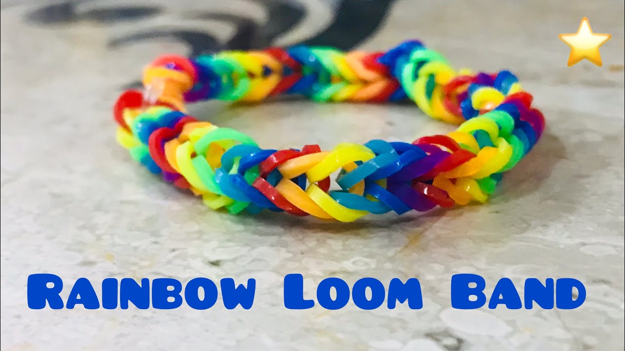 How to make a Rainbow Loom Bracelet with your fingers Rainbow loom
