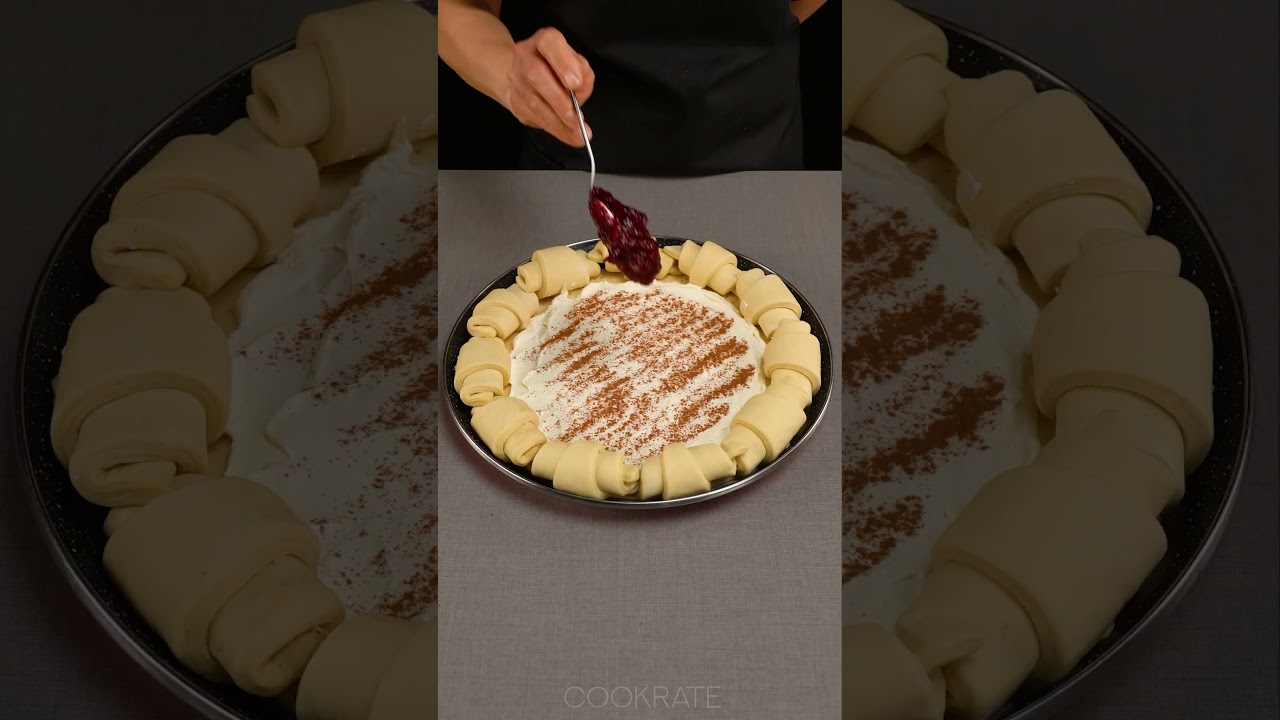 ¡La receta favorita de la familia! Postre de hojaldre, en solo 10 minutos.
