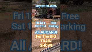 ALL ABOARD Big Train Show JOHNSON CITY TN ETSU Mini Dome May 29-30 2026 HO scale Lionel more