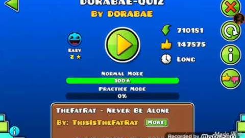 Geometry dash (Dorabae Quiz)