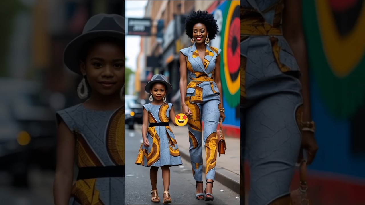 "This Mother & Daughter Slayed in Matching Ankara Like Royalty 👑🔥 