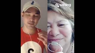 This video is from WeSing pagbigyan me and idol💓💓💓nov 12 2021